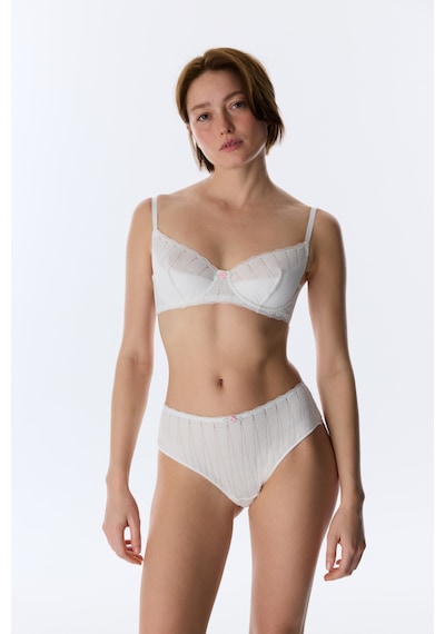 Penti Kırık Beyaz Valeria Lace Dantel Balenli Sütyen