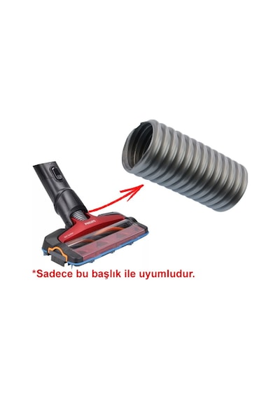 Srfn Ticaret Philips Xc 7040 Uyumlu Speedpro Max Şarjlı Dikey Süpürge Emici Başlık Ara Hortumu