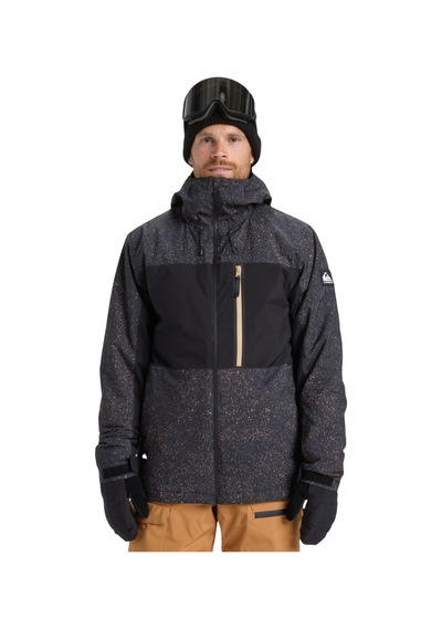 Quıksılver Quiksilver Sycamore Printed Jk Erkek Siyah Snowboard Ceketi 6457 Siyah