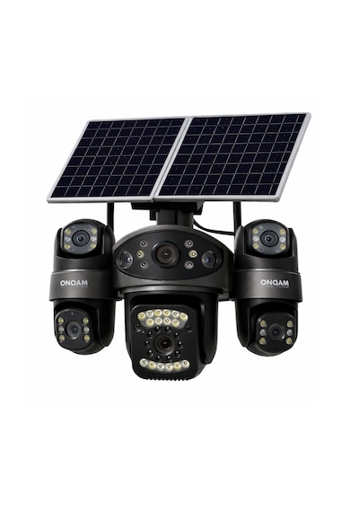 4 Kameralı Çift Solar Panelli Sim Kartlı Gece Görüşlü Aov Güvenlik Kamerası