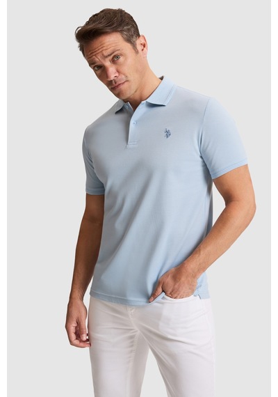 U.s. Polo Assn. Erkek Açık Mavi Tişört Basic 50324938-vr003 Acık Mavı