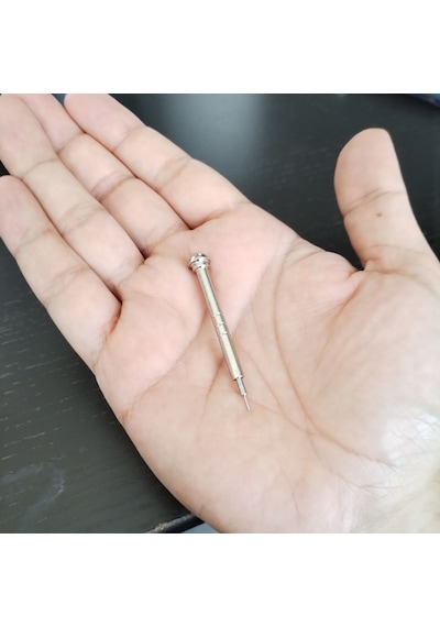 Çelik Saat Kordon Kısaltma Seti Darbeli Pim Sökme Aparatı + Yedek