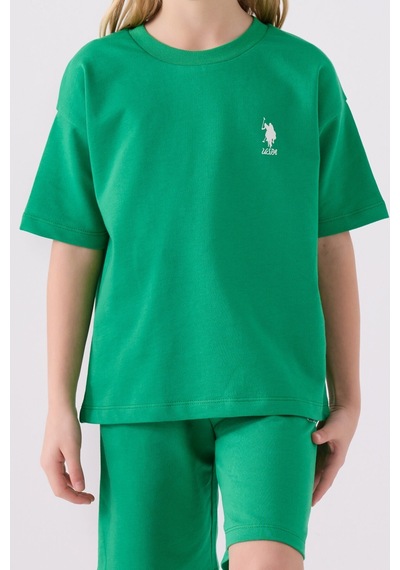U.S. Polo Assn. U.s. Polo Assn Kız Çocuk Koyu Yeşil Bermuda Takım 5274-43562 Su Yeşili U.S. Polo Assn. U.s. Polo Assn Kız Çocuk Koyu Yeşil Bermuda Takım 5274-43562 Su Yeşili