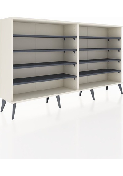Arges Konsol 8 Raflı 176x30x99 Aytaşı-aytaşı/antrasit Aytaşı-aytaşı/antrasit