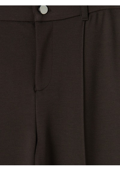 Lcwaıkıkı Classic Kahverengi Dar Fit İspanyol Paça Kadın Pantolon