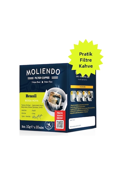 Moliendo Brasil Bossa Nova Pratik Filtre Kahve 10 x 10 G