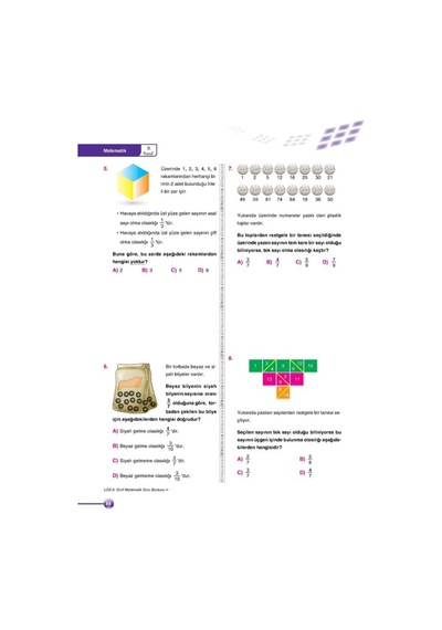 8. Sınıf LGS Matematik Sınav KoçU PEKİŞTİRME&PERFORMANS Soru BAN