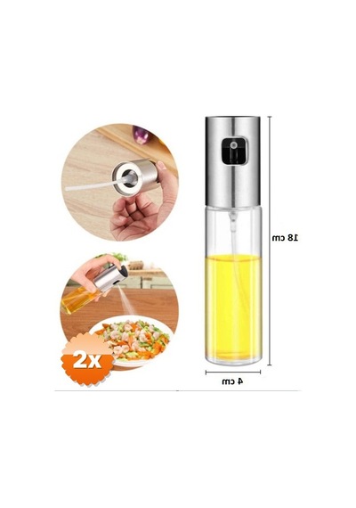 2 Adet 100 Ml Çok Amaçlı Spreyli Cam Şişe
