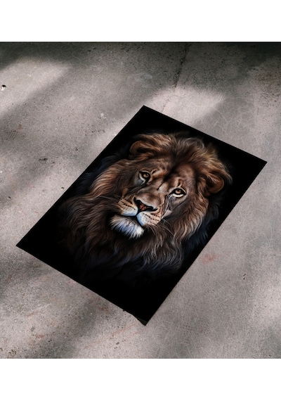 Çerçevesiz Poster - Dijital Baskı - Aslan