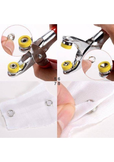 9.5 Mm 350 Set Metal Renkli Çıt Çıt Takma Çakım Komple Seti