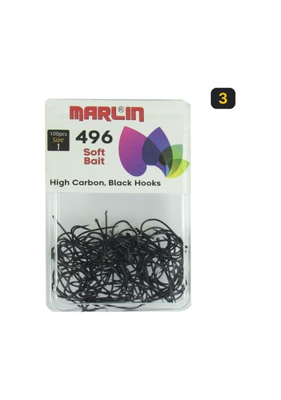 Marlin 496 Siyah Olta İğnesi