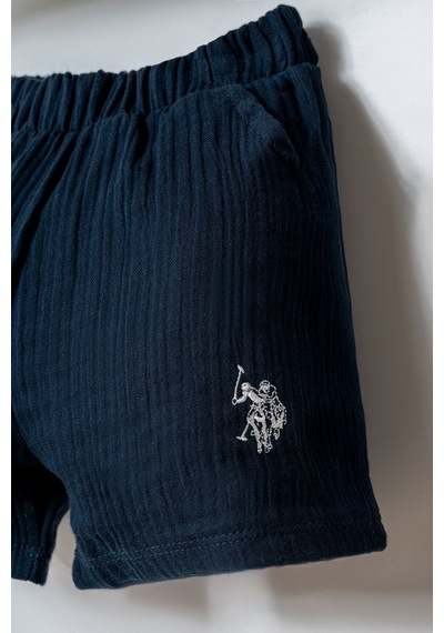 U.s. Polo Assn. Erkek Bebek Lacivert Şort Takım 5274-49973 Lacivert