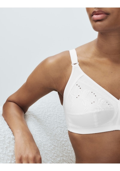 Marks & Spencer Nakış Detaylı Full Cup Sütyen T33008025 Beyaz