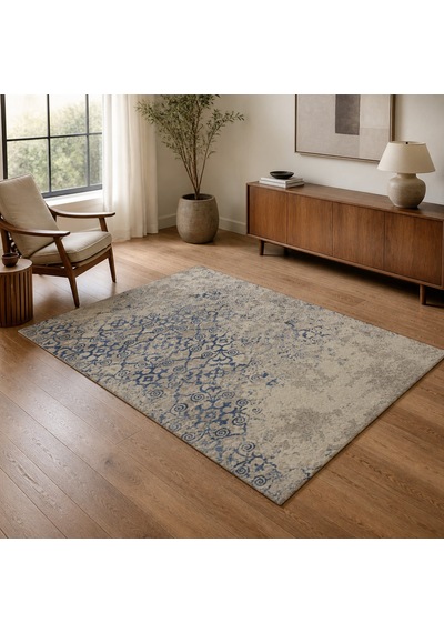 Kartela Halı Vera Halı Kaymaz Taban Makinede Yıkanabilir Halı Gri - 100 X 150 Cm