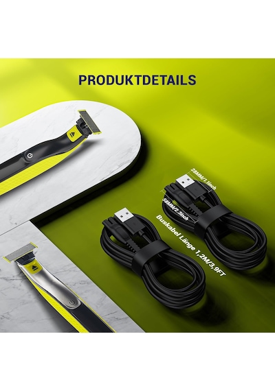 My Polo Time Philips Oneblade Pro Qp6542/10 Tıraş Makinesi Usb Şarj Kablo