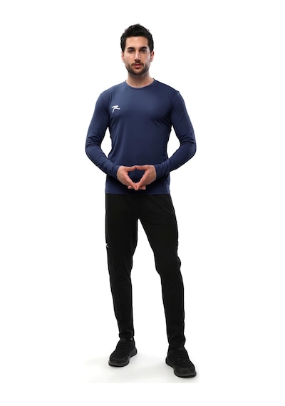 Raru Uzun Kollu T-shirt Laus Lacivert Lacivert
