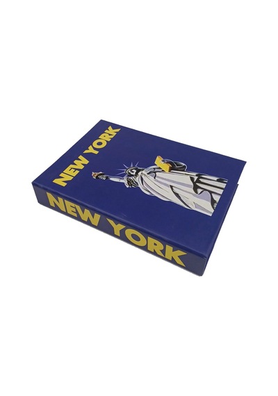 2025-676 New York Dekoratif Kitap Kutusu