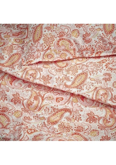 Ikea Rodgersıa Çift Kişilik Nevresim Takımı 220 X 240 Cm Pembe - Beyaz