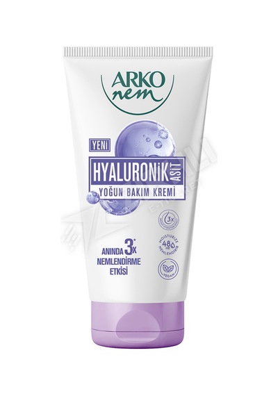 2 Adet Arko Nem Yoğun Bakım Kremi Hyaluronik Asit 60 Ml