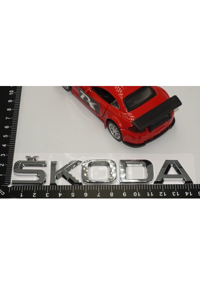 Skoda Bagaj Krom ABS 3M 3D Yazı Logo Amblem