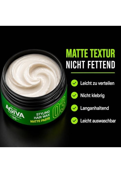 Wax 155ml 03 Matte Paste Yeşil