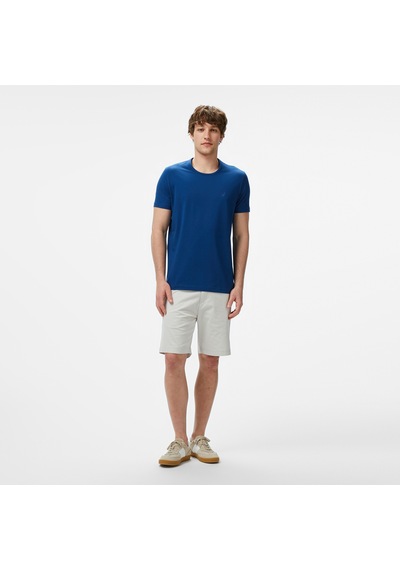 Nautica Nautara Erkek Indıgo Regular Fit T-shirt Düz V55009t Mavi