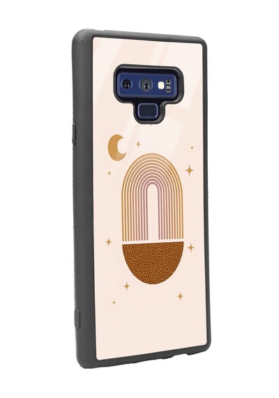 Samsung Uyumlu Note 9 Nude Art Night Tasarımlı Glossy Telefon Kılıfı Çok Renkli