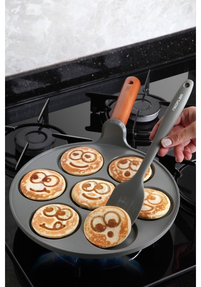 Neoflam Fika Gri 26 Cm Pankek Tavası Gri