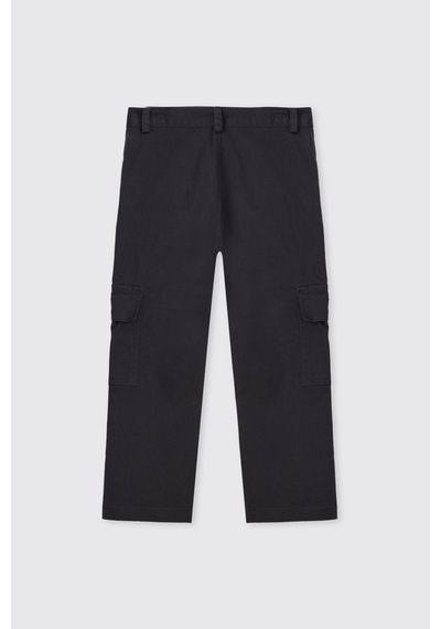 Panço Erkek Çocuk Düğmeli Antrasit Pantolon 2621bk04006 Gri