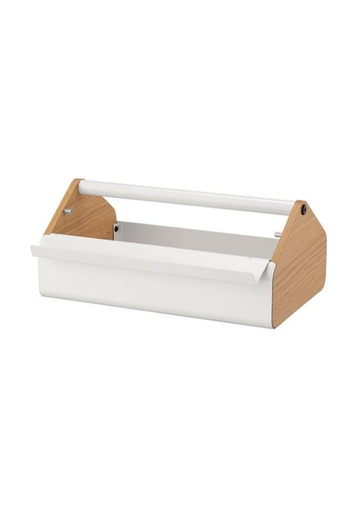 Ikea Yxstaby Laptop Desteği, Beyaz, 43x27x18 Cm, Depolamalı