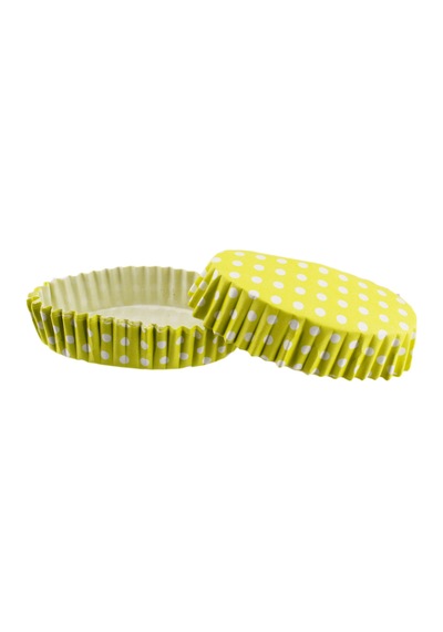 Cupcake Kalıbı Pet Kapsül Oval Model Kek Kalıbı 100 Adet F11 P N11.1243