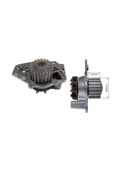 THERMAX T01.304 Su Pompası Psa Bx 1.7 1.9 Zx 205 C15 Xantıa 1.9 306 1.8
