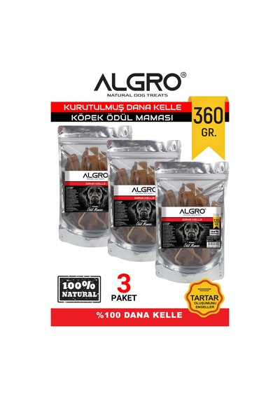 Algro Dana Kelle Çiğneme Ödül Maması 3 x 120 G