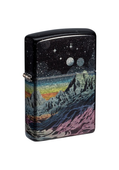 Zippo 48459 Space In Color Design Çakmak Çok Renkli