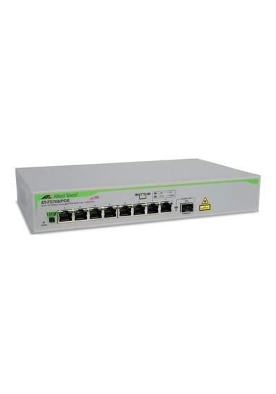 Allıed Telesıs At-fs708/poe-50 8fe Port 8xpoe 65w , 1xsfp Yönetilemez Switch