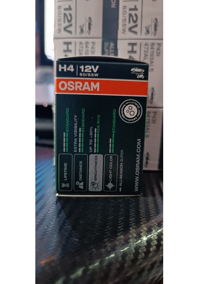 Osram H4 55/60w Allseason Super +%30 Kolormatik Kar Ve Sis Için Ö