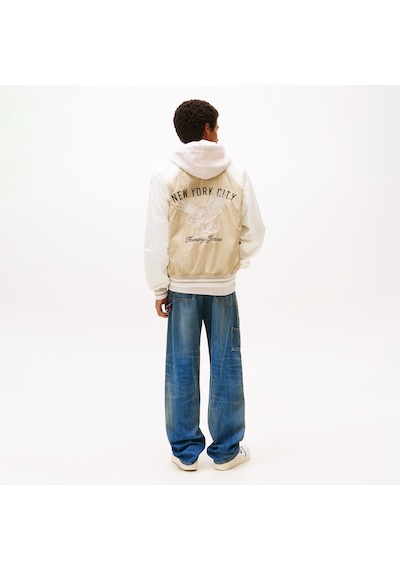 Tommy Hilfiger Jeans Graphic Su İtici Erkek Bej Ceket Dm0dm21668 Bej