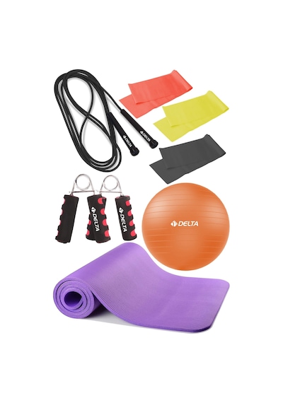 10 Mm Minderli Pilates Seti - Evde Kolay Antrenman İçin İdeal Siyah