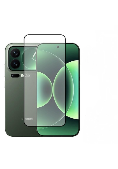 Xiaomi 17 Pro Max Uyumlu Anti Static Toz Tutmayan Çerçeveli Temperli Ekran Koruyucu Cam