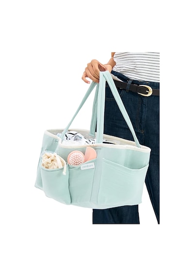 Miniboni Müslin Anne Organizer Çanta - Yeşil Standart Yeşil