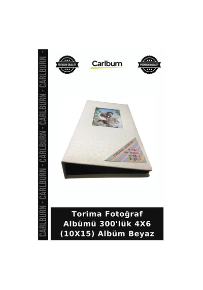 Torima Fotoğraf Albümü 300'lük 4x6 10x15 Albüm Beyaz Resim Ani Defteri Anıları Sakla
