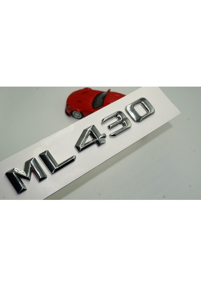Benz ML 430 Bagaj Krom Metal 3M 3D Yazı Logo