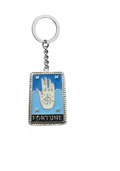 Fortune Tarot Plaka Anahtarlık Yıldız Kartı Çok Renkli