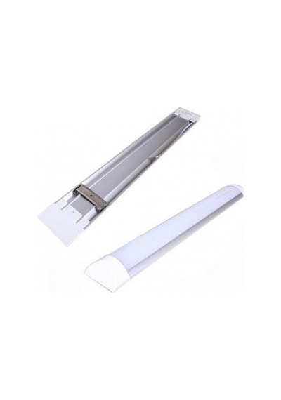 2'li Zmr 60cm 18w Bant Armatür Krom Çerçeve 6500k Beyaz Işık
