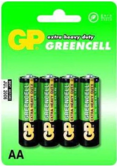GP Greencell G-05 R6 Shrink AA Kalem Pil 4'lü