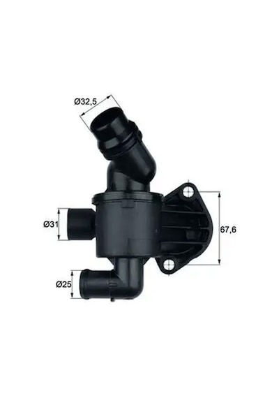 Audi A6 C6 Termostat 2.0 Tdi 2008-2011 Bna Brf Cagb Mahle Tı3487