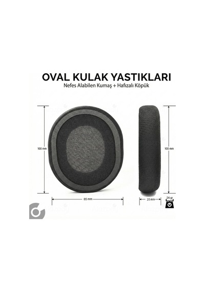 Steel Series Arctis 1 3 5 7 9 9x Pro Arcits Uyumlu Yumuşak Kulaklık Sünger Yastığı Pedi Siyah