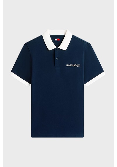 Tommy Jeans Logolu Pamuklu Standart Fit Düğmeli Polo Yaka T Shirt Erkek Polo Yaka T Shirt Dm0dm23036 C1g Lacivert Tommy Jeans Logolu Pamuklu Standart Fit Düğmeli Polo Yaka T Shirt Erkek Polo Yaka T Shirt Dm0dm23036 C1g Lacivert