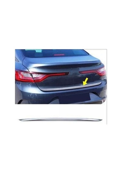 Ebal Otomotiv Renault Megane 4 SEDAN Krom Bagaj Alt Çıtası 2016 ve üzeri