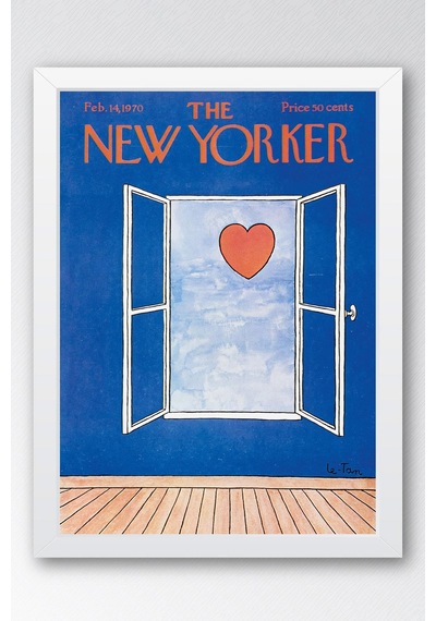The New Yorker Çerçeveli Tablo February 14 1970